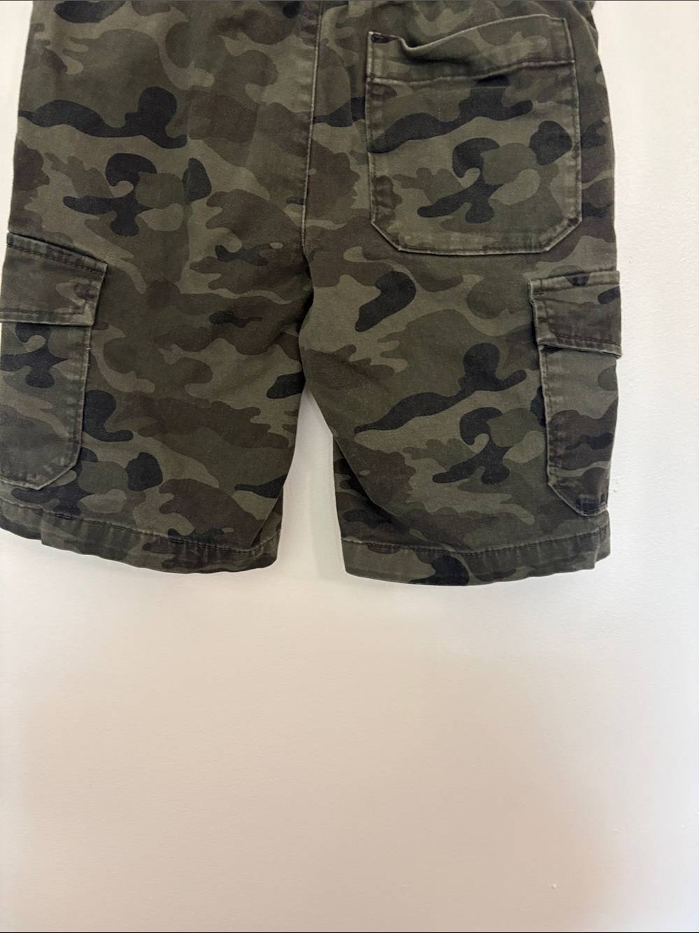 Old Navy Boys' Camo Cargo Shorts - Green/Black - Picture 12 of 13